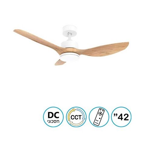 מאוורר תקרה Classico 42'' CCT Premium DC NTP-CLS42-LED עם שלט Norther למכירה , 3 image