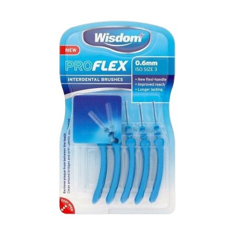 מברשת שיניים Wisdom Proflex Blue Interdental Brushes Size 3 למכירה , 2 image