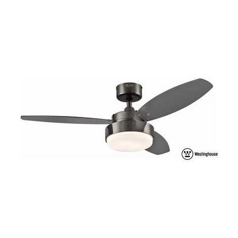 מאוורר תקרה Alloy 42'' עם שלט ושתי נורות Westinghouse למכירה 
