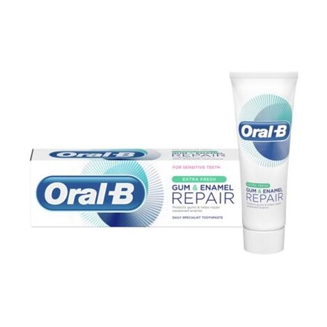 משחת שיניים GUM & ENAMEL REPAIR משחת שיניים רעננות מוגברת 75 מ"ל Oral-B למכירה , 2 image