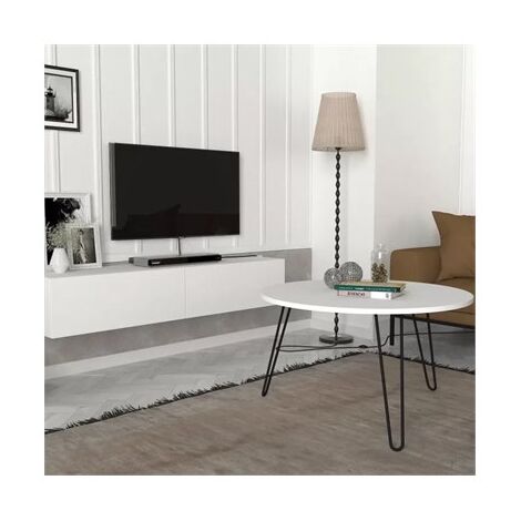 סט סלוני סט מזנון צף עם שולחן עגול דקוטה Geva Design למכירה , 4 image