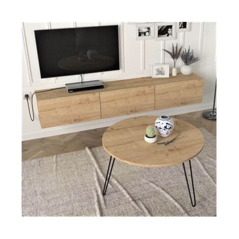 סט סלוני סט מזנון צף עם שולחן עגול קולורדו Geva Design למכירה , 2 image