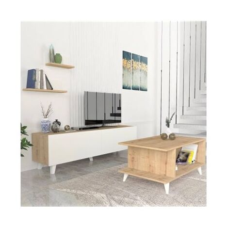 סט סלוני סט שולחן מזנון טלוויזיה מישיגן Geva Design למכירה , 3 image