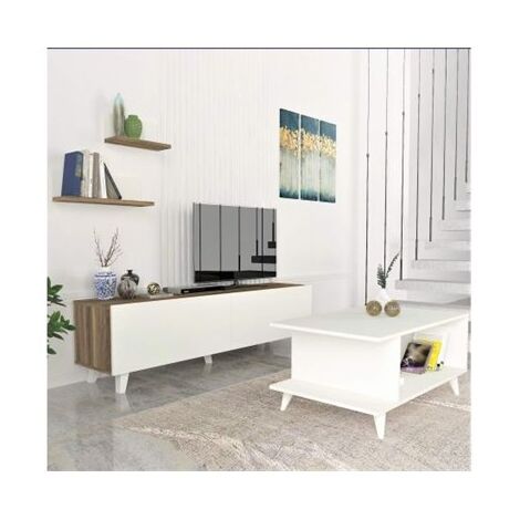 סט סלוני סט מזנון ושולחן דגם דניאל Geva Design למכירה , 2 image