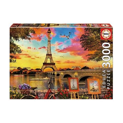 פאזל Sunset in Paris 3000 17675 חלקים Educa למכירה , 2 image