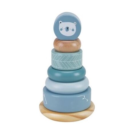 12208 מגדל טבעות עץ פסטל תכלת Pit Toys למכירה , 2 image