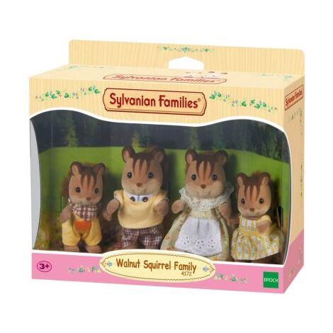Sylvanian Families 6665 Walnut Squirrel Family 4172 משפחת סנאים למכירה 