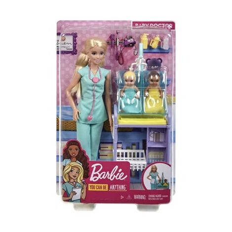 Mattel GKH23 Barbie Baby Doctor Playset with Blonde Doll למכירה , 3 image