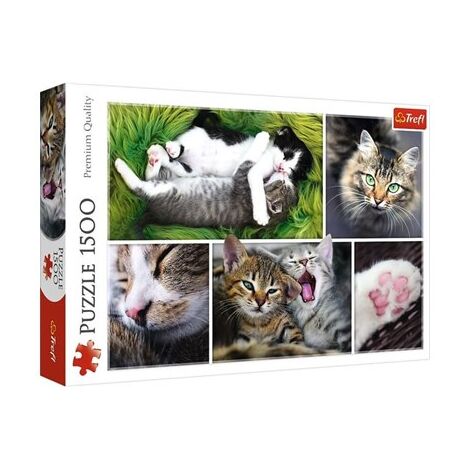 פאזל Just cat things collage 1500 26145 חלקים Trefl למכירה , 2 image