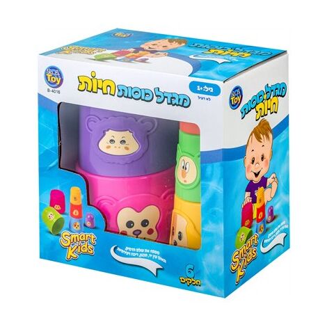 מגדל כוסות חיות 6 חלקים Ba Li Toy למכירה , 3 image