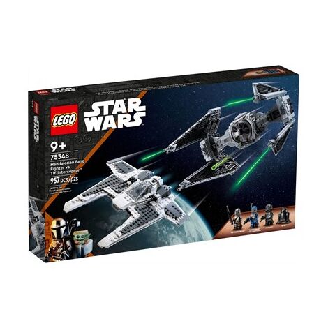 Lego לגו  75348 Mandalorian Fang Fighter vs. Tie Interceptor למכירה 