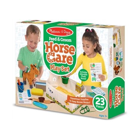 Melissa & Doug 8537 Feed & Groom Horse Care Play Set למכירה , 2 image