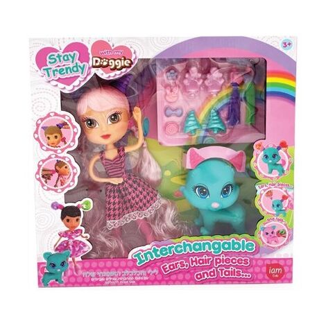 I Am Toys בובה עם אביזרים וכלבלב מתוק למכירה 