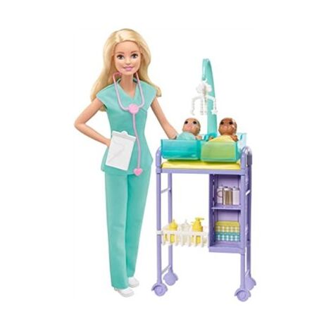 Mattel GKH23 Barbie Baby Doctor Playset with Blonde Doll למכירה , 2 image