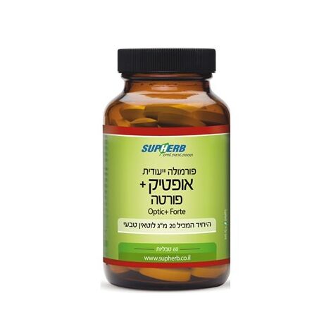 SupHerb אופטיק פלוס פורטה 60 כמוסות למכירה , 2 image