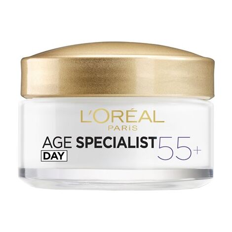 ge Specialist 55+ Day Face Cream Anti-wrinkle Lifting Effect Free 50ml Loreal למכירה 