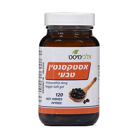 אסטקסנטין טבעי 120 כמוסות  אלכימיסט למכירה 