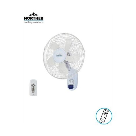 מאוורר תליה 16" מאוורר קיר עם שלט NT-WFAN16-55W-WH-RC Norther למכירה , 3 image