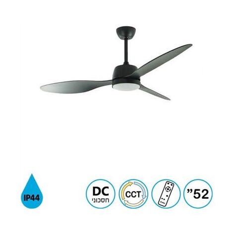 מאוורר תקרה Norther Palma CCT 52"&lrm;  NTP-PALIP44-LED-WHWD למכירה 