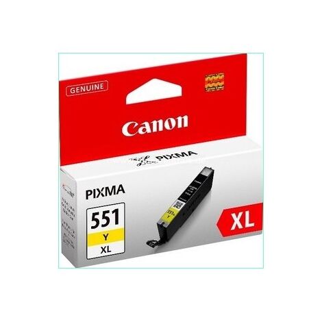 ראש דיו  צהוב Canon CLI551Y XL קנון למכירה , 2 image