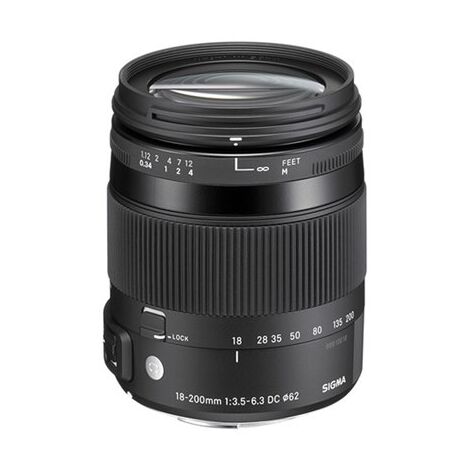 עדשה Sigma 18-200mm F3.5-6.3 DC סיגמה למכירה , 3 image