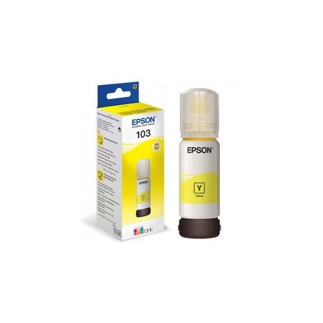 בקבוקון מילוי Epson 103 Y C13T00S44A אפסון למכירה , 2 image