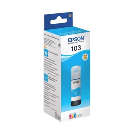 בקבוקון מילוי Epson 103 C C13T00S24A אפסון למכירה 