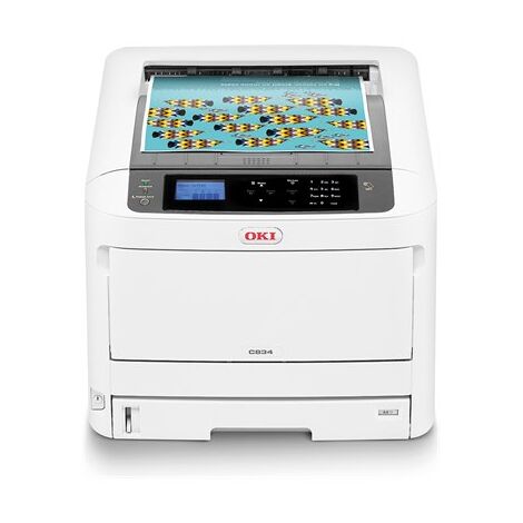 מדפסת  לייזר  רגילה Oki C834DNW למכירה , 2 image