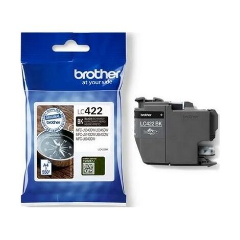 ראש דיו Brother LC422BK למכירה , 3 image