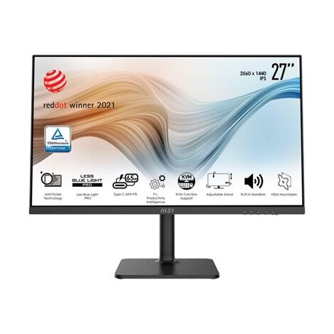 מסך מחשב Full HD MSI Modern MD272QP למכירה , 2 image