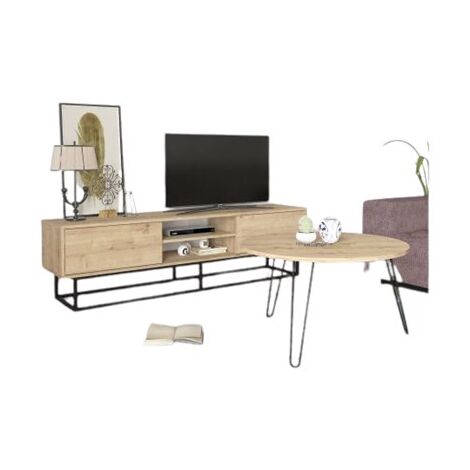 מזנון סט מזנון טלוויזיה ושולחן דגם דייזי Geva Design למכירה , 4 image