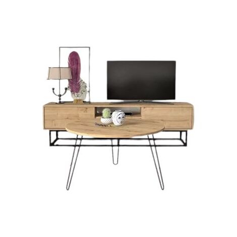 מזנון סט מזנון טלוויזיה ושולחן דגם דייזי Geva Design למכירה , 2 image