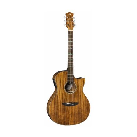 גיטרה אקוסטית מוגברת LUNA GUITARS Ht koa gce למכירה , 2 image