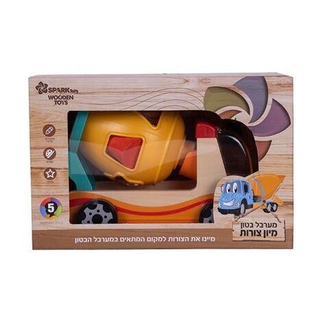 0638126847317 מערבל בטון עץ-מיון צורות Spark-Toys למכירה , 2 image