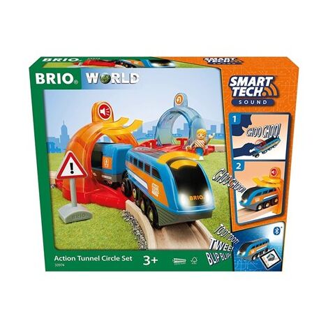 Brio 33974 Smart Tech Action Tunnel Circle Set בריו למכירה , 3 image