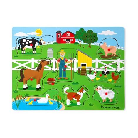 פאזל צלילים- מנגינות חוות Melissa & Doug למכירה , 2 image