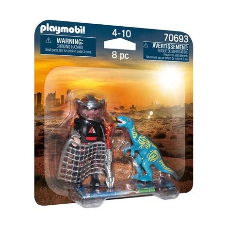 פליימוביל 70693 DuoPack Velociraptor with Dino Catcher למכירה 
