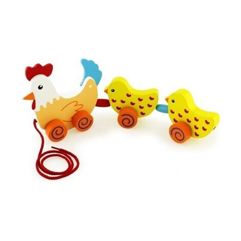 50078 Pull Along Hen With tow chicks viga למכירה , 2 image