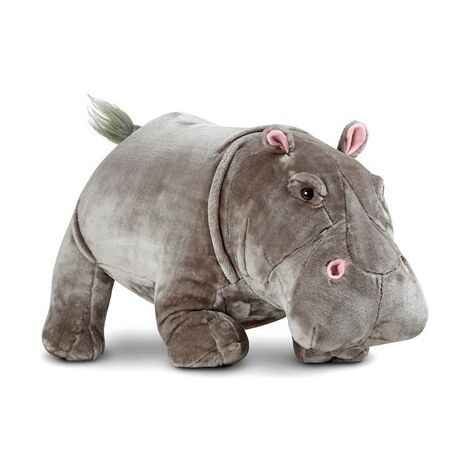 Melissa & Doug 8837 Hippopotamus Lifelike Stuffed Animal למכירה 