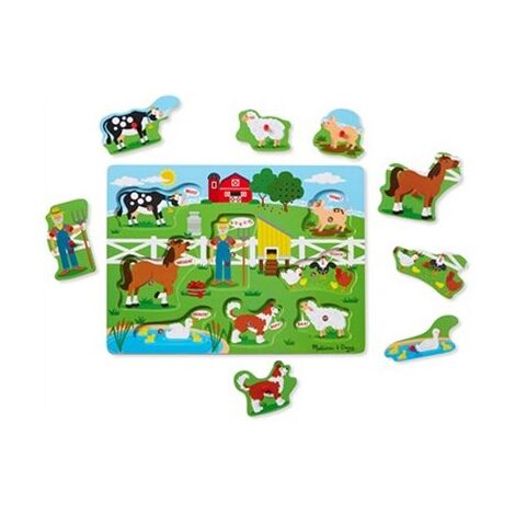 פאזל צלילים- מנגינות חוות Melissa & Doug למכירה , 3 image