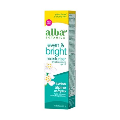 Even & Bright SPF 15 Face Moisturizer 60ml Alba Botanica למכירה 