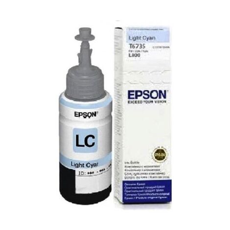 בקבוקון מילוי ציאן / כחול  Epson T673 T6735 C13T67354A אפסון למכירה , 2 image