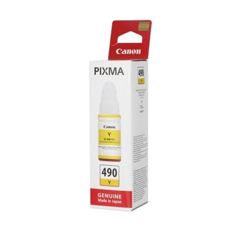מיכל דיו  צהוב Canon GI490Y קנון למכירה , 3 image