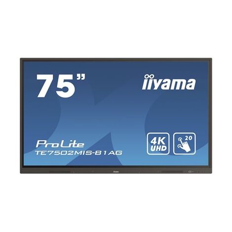 מסך מחשב iiYAMA ProLite TE7502MIS-B1AG  75 אינטש 4K למכירה , 4 image