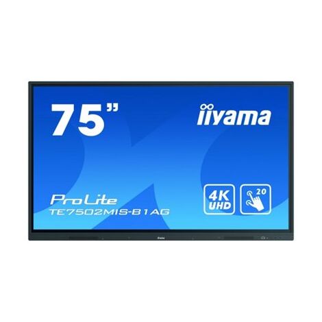 מסך מחשב iiYAMA ProLite TE7502MIS-B1AG  75 אינטש 4K למכירה 