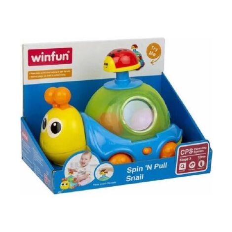 000674 Spin 'N Pull Snail Winfun למכירה , 3 image