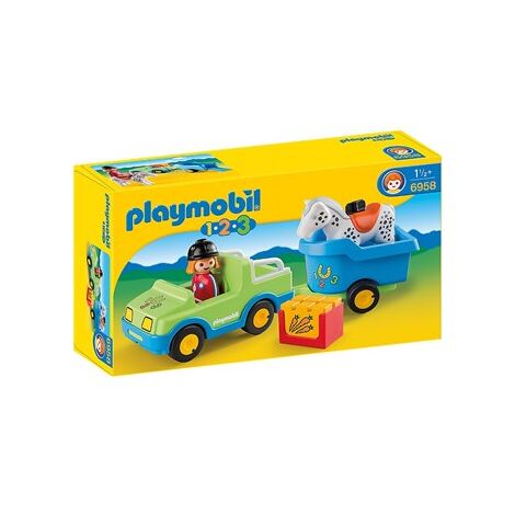 פליימוביל 6958 רכב עם קרון נגרר לסוסים למכירה , 2 image