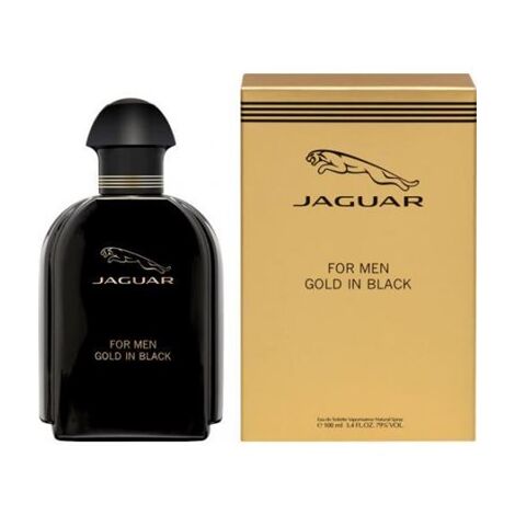 בושם לגבר Jaguar Gold In Black E.D.P 100ml למכירה , 2 image