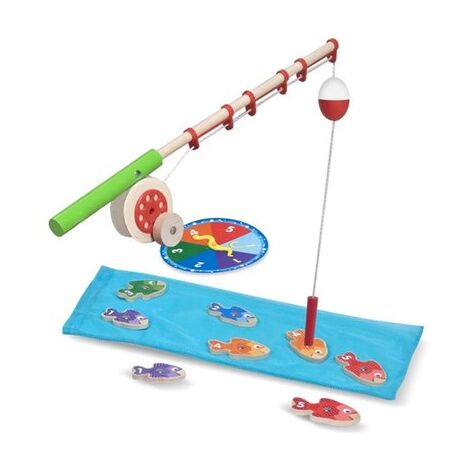 משחק Melissa & Doug 5149 Catch & Count Magnetic Fishing Rod Set למכירה 
