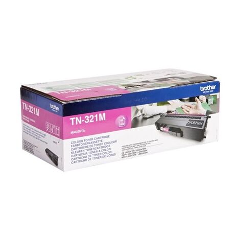 טונר מג'נטה / אדום  Brother TN321M למכירה , 2 image